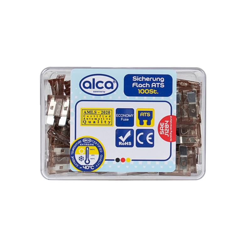 ALCA Flach-Sicherungen 7,5 A, 100 St. Economy Box von alca