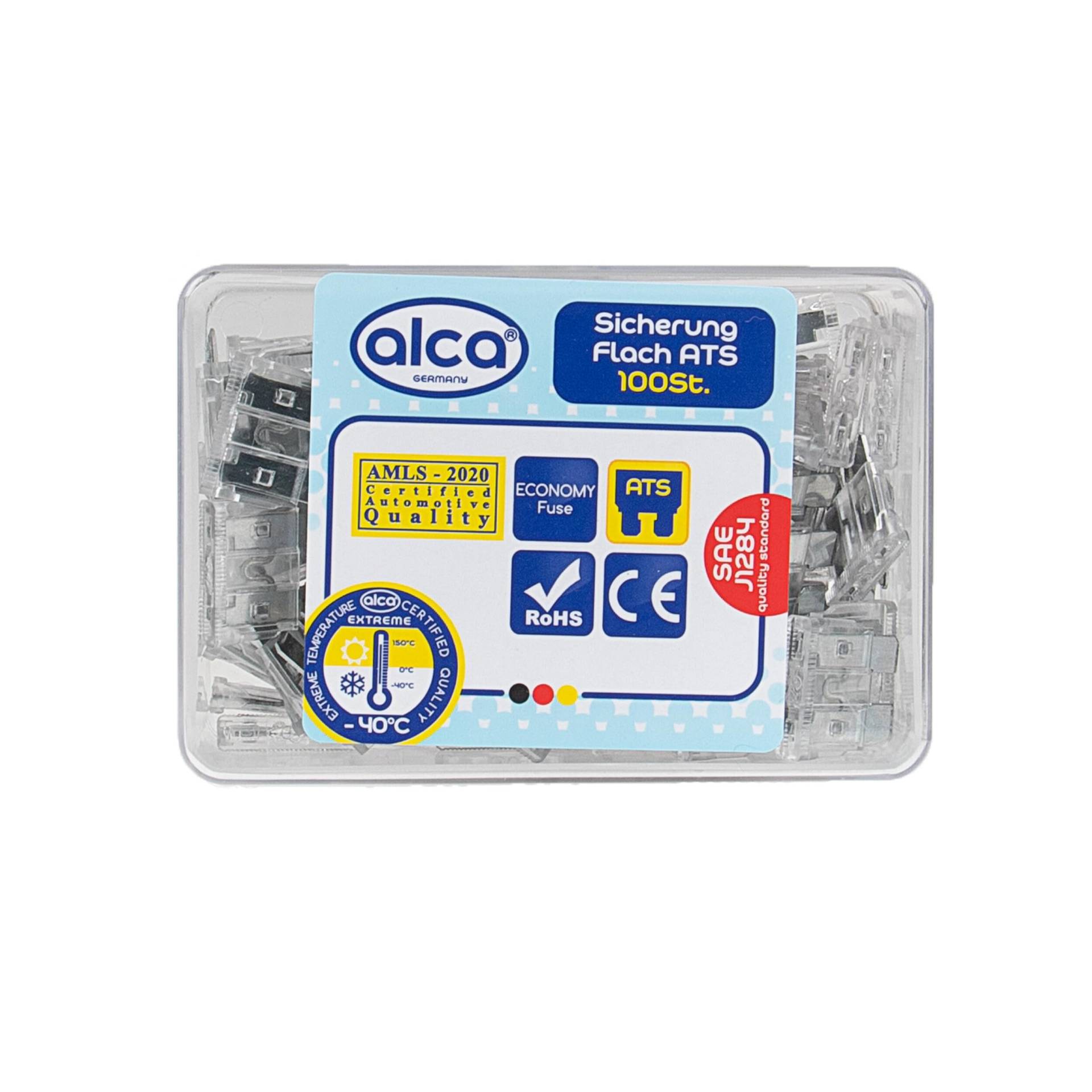 Flach-Sicherungen 25 A, 100 St. Economy Box von alca