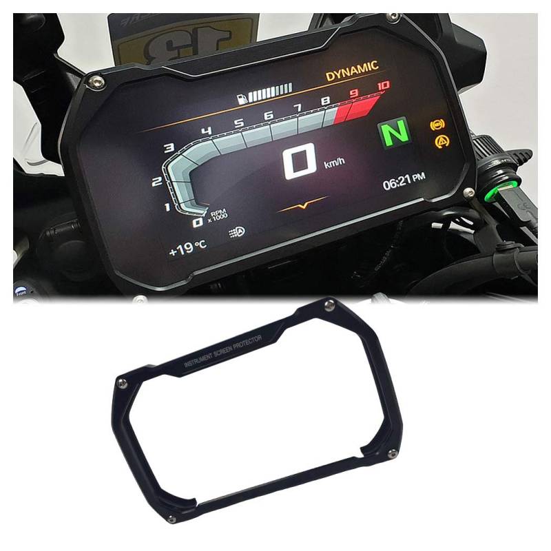 für BMW R1200GS R1250GS R1250RS F850GS F750GS F900XR F900R S1000RR S1000XR Meter Motorradrahmen Displayschutzfolie (schwarz) von allroundsupplier