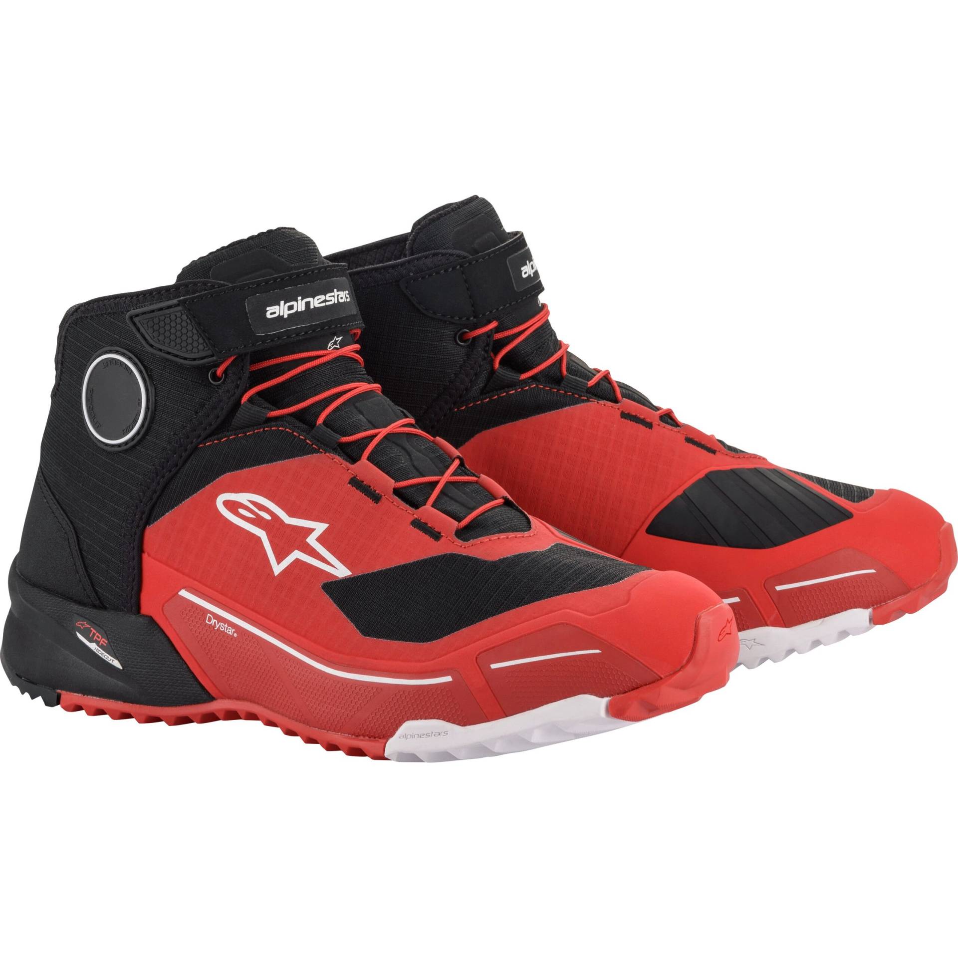 Alpinestars CR-X Drystar Riding Schuh rot/schwarz 12 Herren von alpinestars