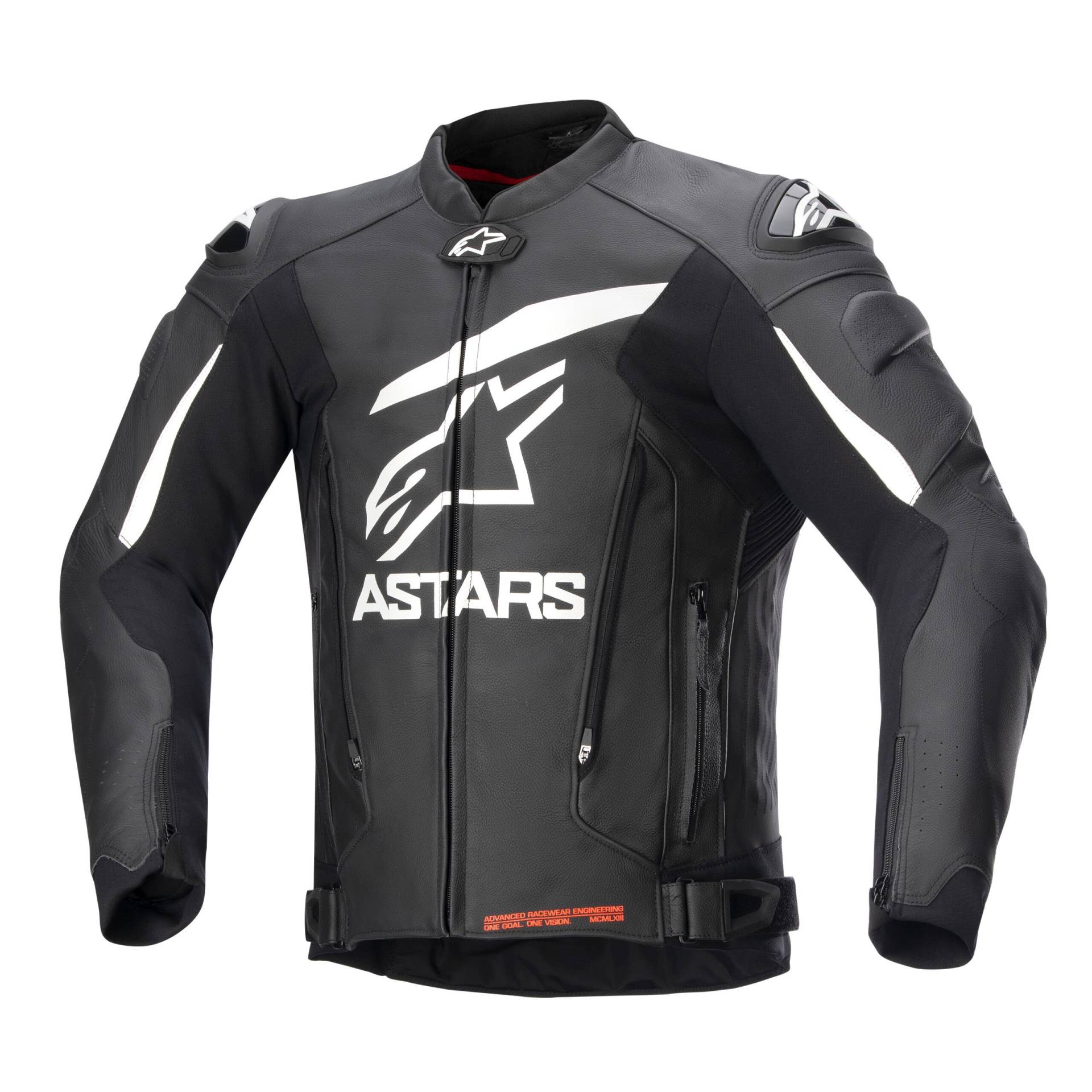 Alpinestars GP Plus V4 Lederjacke schwarz/weiß 48 Herren von alpinestars