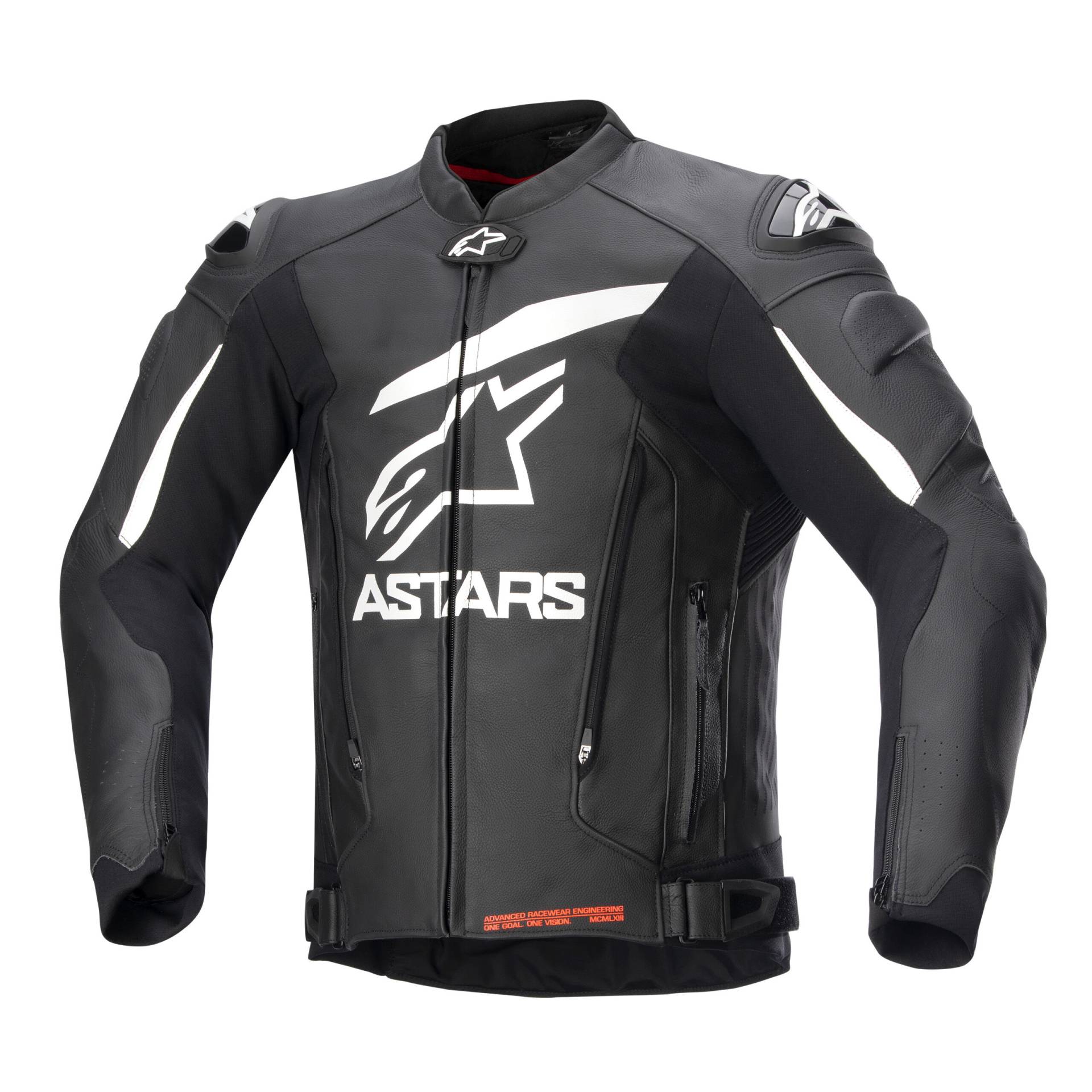 Alpinestars GP Plus V4 Lederjacke schwarz/weiß 50 Herren von alpinestars