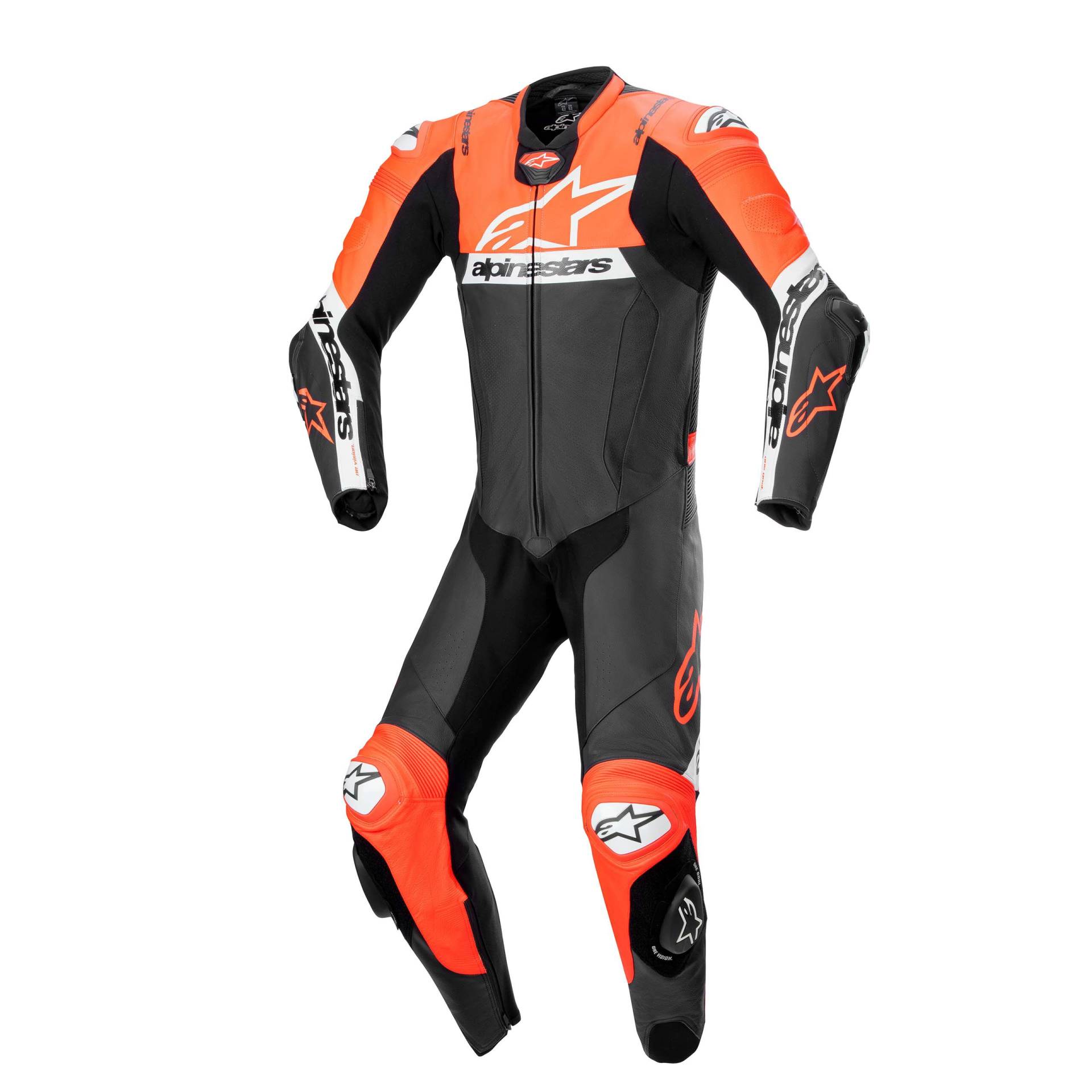 Alpinestars Missile V2 Ward Lederkombi 1-tlg. schwarz/rot/weiß 46 Herren von alpinestars