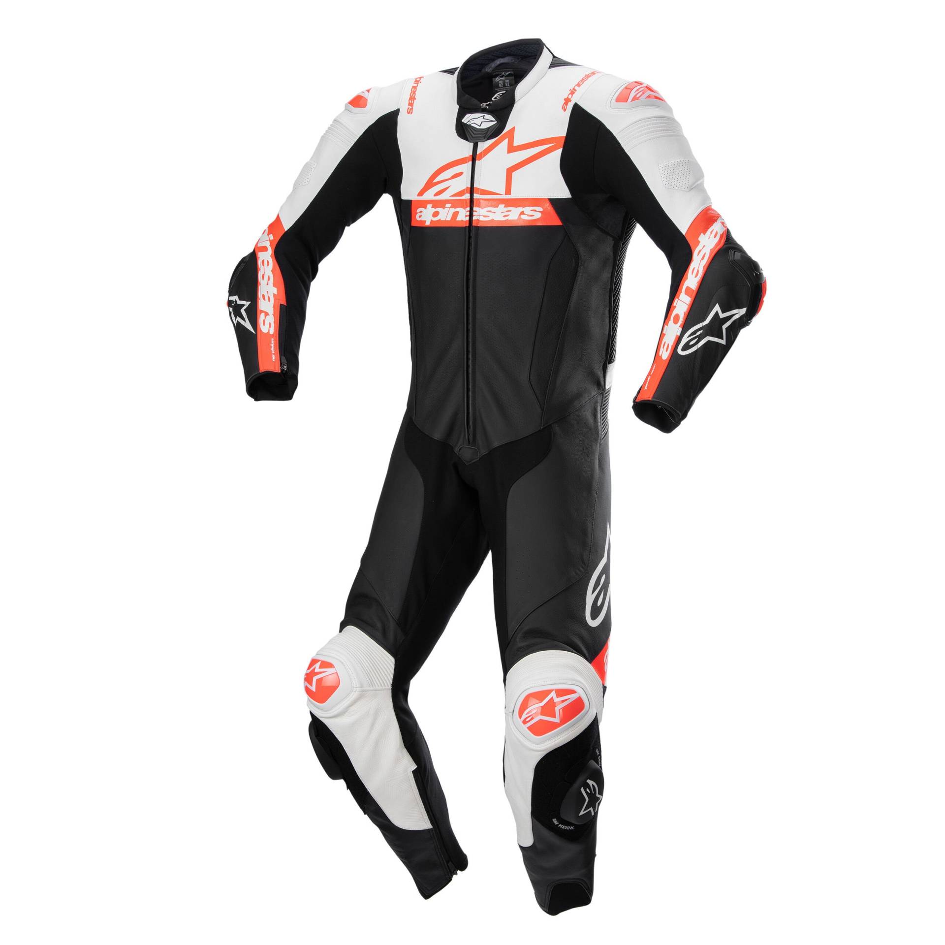 Alpinestars Missile V2 Ward Lederkombi 1-tlg. schwarz/weiß/rot 46 Herren von alpinestars