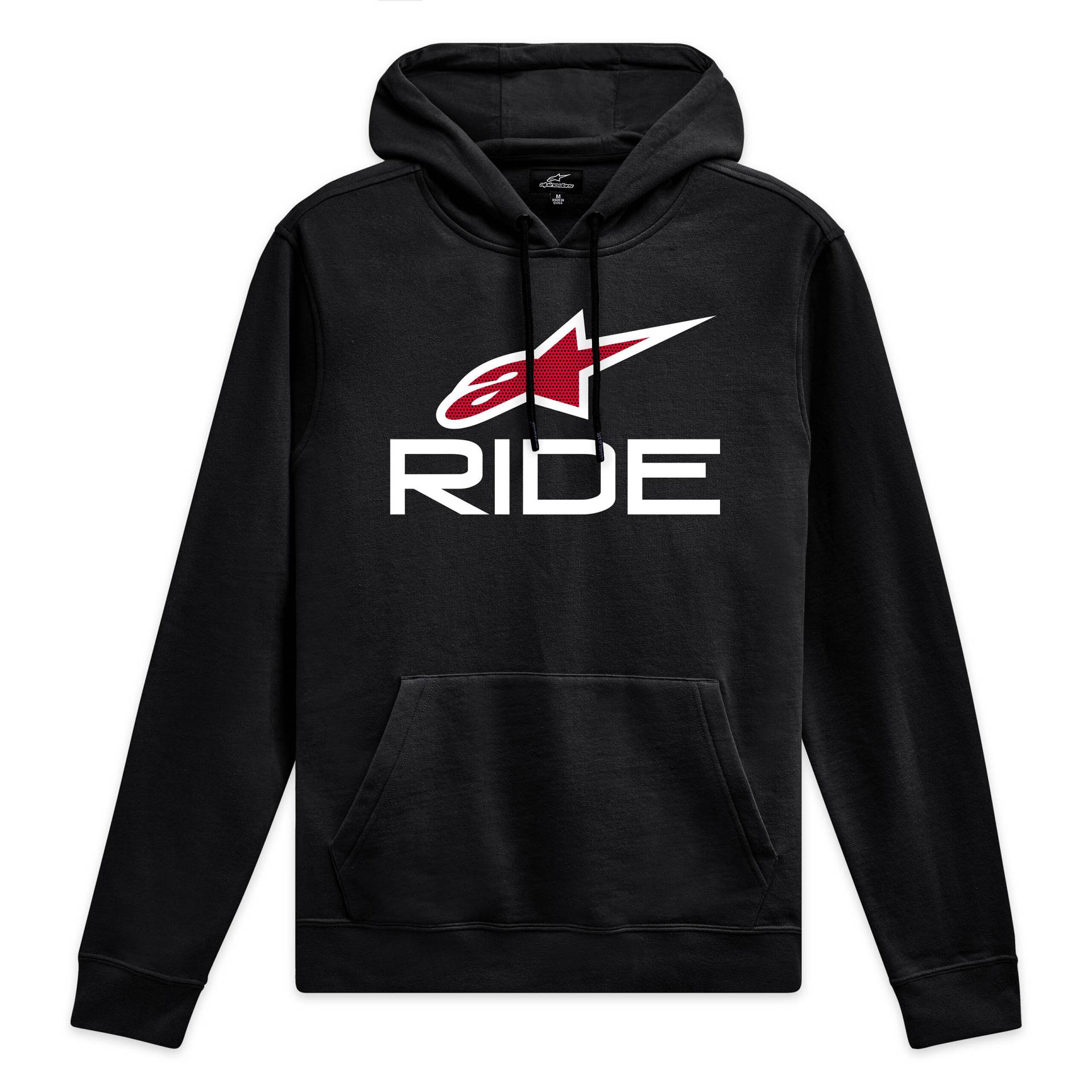 Alpinestars Ride V3 Hoodie schwarz/weiß/rot S Herren von alpinestars