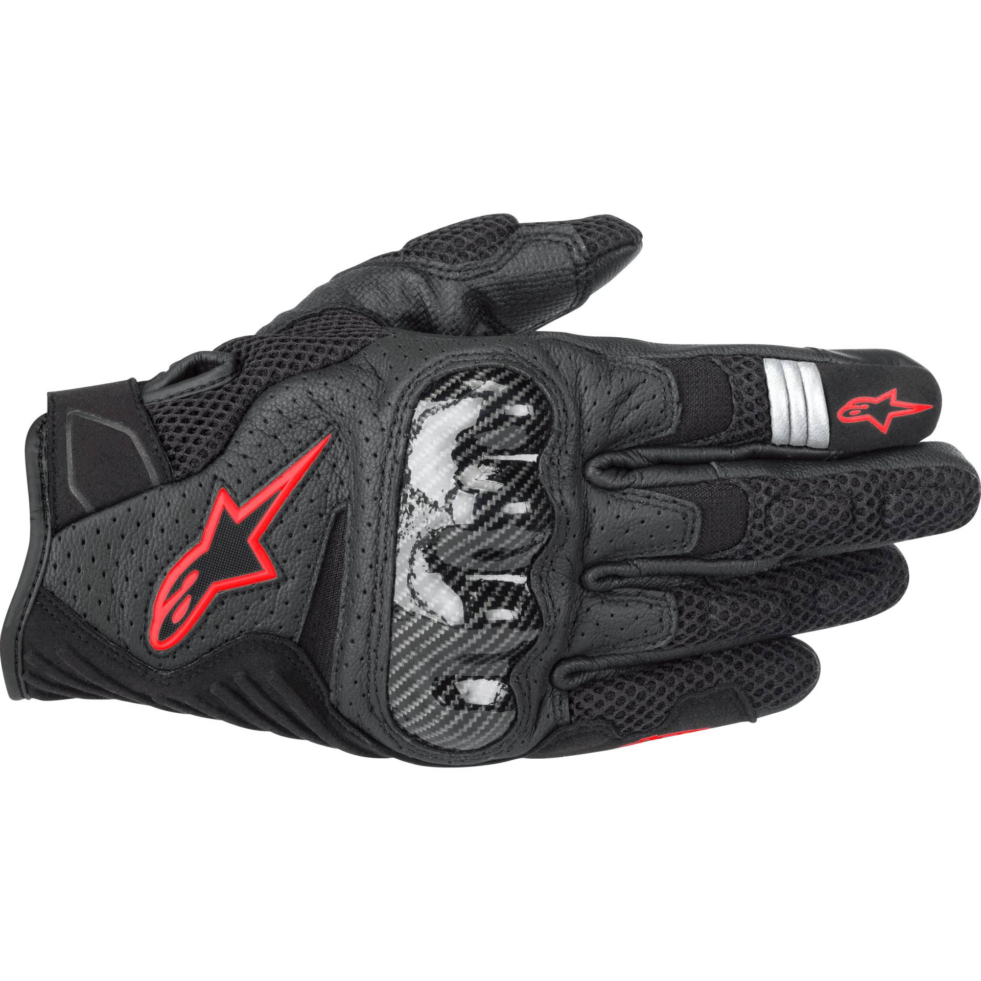 Alpinestars SMX-1 R Handschuh schwarz/rot M Herren von alpinestars