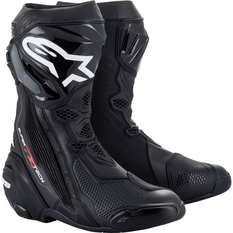 Alpinestars Supertech R Motorradstiefel lang schwarz 48 Herren von alpinestars