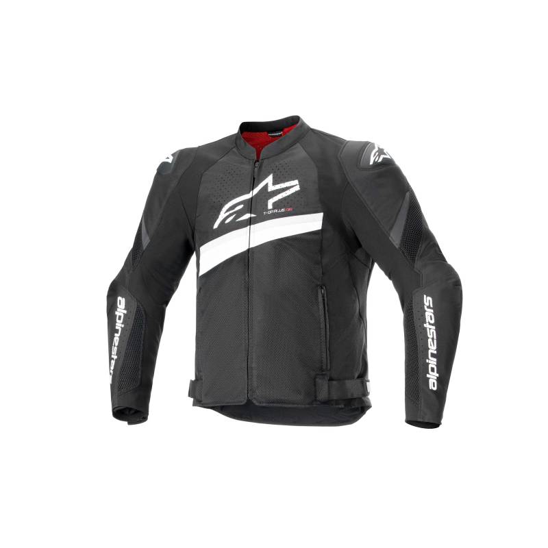 Alpinestars T-GP Plus R V4 Airflow Textiljacke schwarz/weiß L Herren von alpinestars