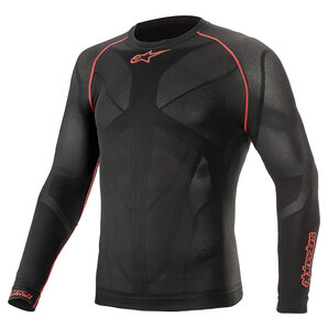 Alpinstars Ride Tech V2 Funktionsshirt Schwarz Rot alpinestars von alpinestars