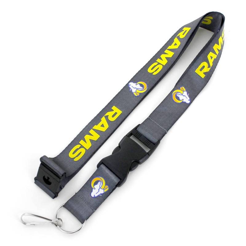 aminco NFL Los Angeles Rams Team Lanyard, Anthrazit, One Size von aminco