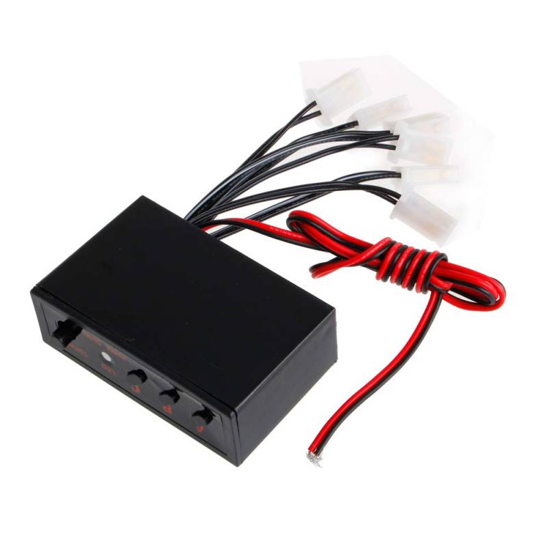 antianzhizhuang 6 Möglichkeiten für 12 V blinkende Controller-Box, Blinkmodul für LED-Brems-Rücklicht, Bremslicht, Bremslicht, Bremslicht, Bremslicht von antianzhizhuang