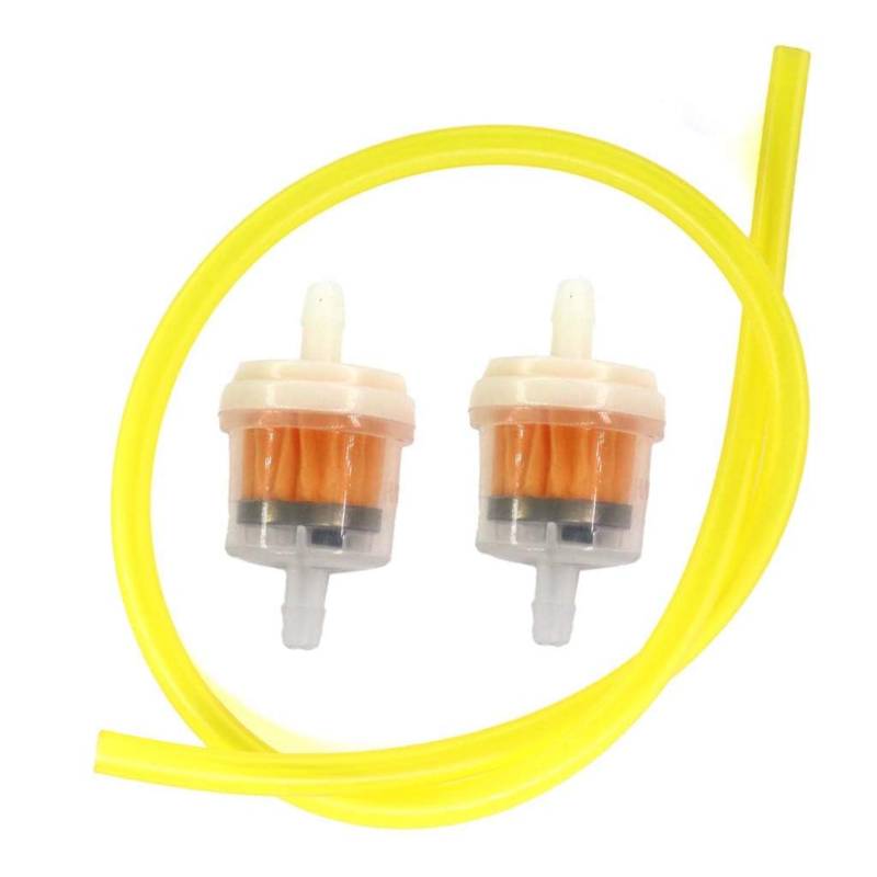 2x Benzinfilter Kraftstofffilter mit Benizinschlauch 1 Meter 5x8mm for Simson S50 S51 S53 S70 S83 SR1 SR2 SR4-1 Sparrow SR4-2 Star SR4-3 Sperber SR4-4 Habicht von appe