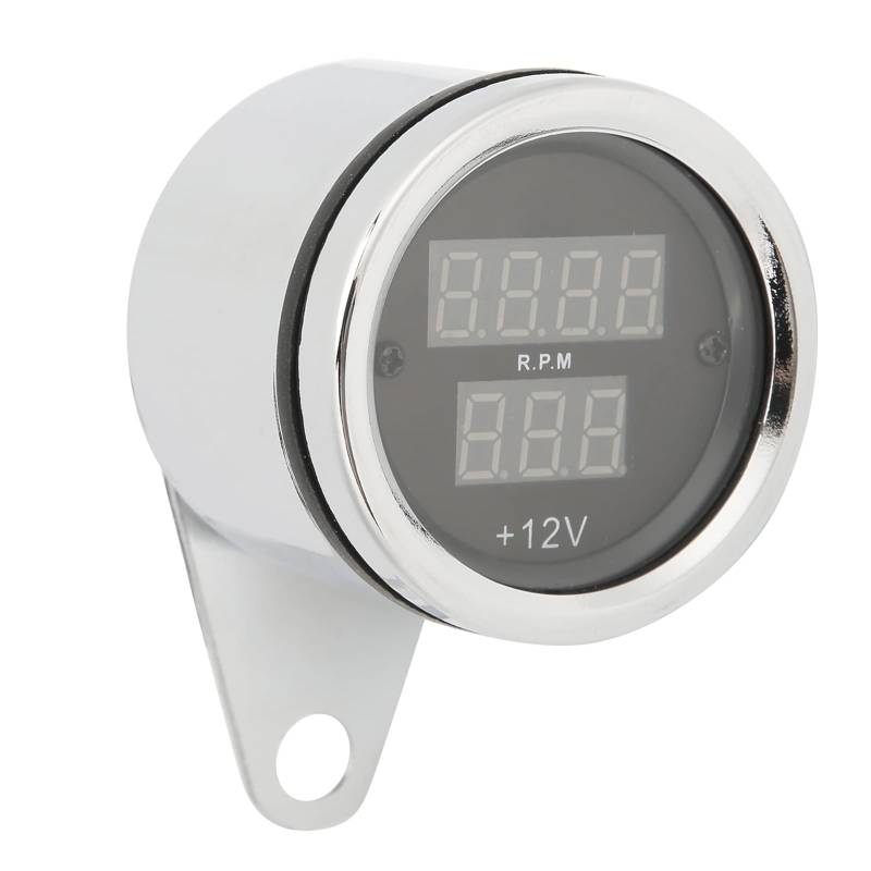 12V Motorrad Tachometer Hochpräziser Geschwindigkeitsmesser Kilometerzähler Universal für Motorrad von aqxreight