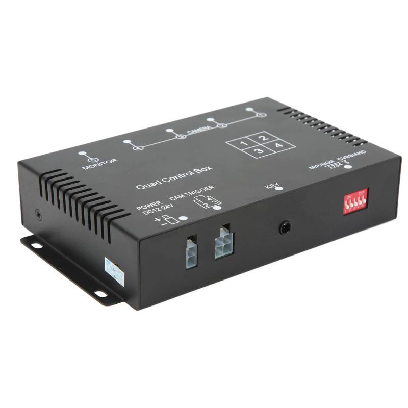 4-Kanal-Video-Splitter 1080P AHD DC12V 24V Kamera-Video-Bildschirmschalter für Wohnmobile, LKWs, Busse von aqxreight