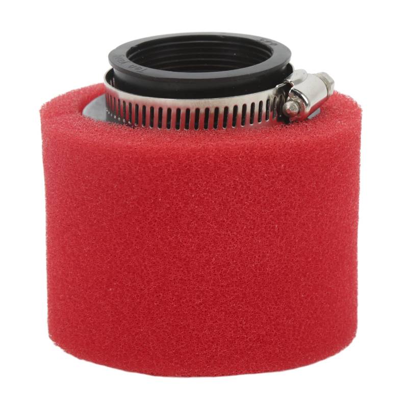 45 Mm/1,8 Zoll Luftfilter-Schwammreiniger-Ansaugfiltersystem-Kit für Motorrad-ATV 50-200 (A (rot)) von aqxreight