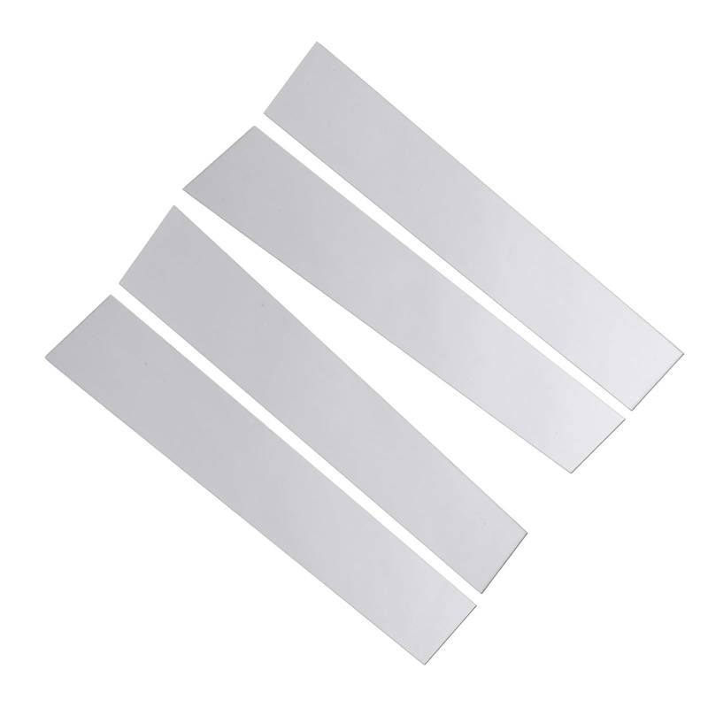 4PCS -Säulenpostabdeckung Spiegelte Finish Rostury Chrom -Säulen -Trimmabdeckung für 4Runner 2010 Bis 2015 Anwendbar von aqxreight