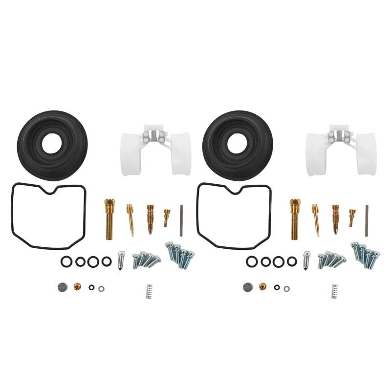 52-teiliges Vergaser-Reparaturset, Komplettes Vergaser-Umbauset für ER500 ER-5 1998-2005 von aqxreight