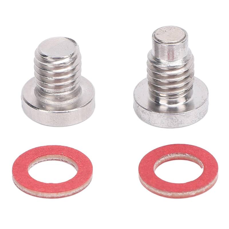 Abflussstecker-Schraubkit aus Unterer Einheit Edelstahl 90340-08002 Marine Motor Straight Screw Stecker Kit Geeignet für Außenbordmotor 5 PS 6 PS 8 PS 9,9 PS 15 PS 90 PS 115 Bis von aqxreight