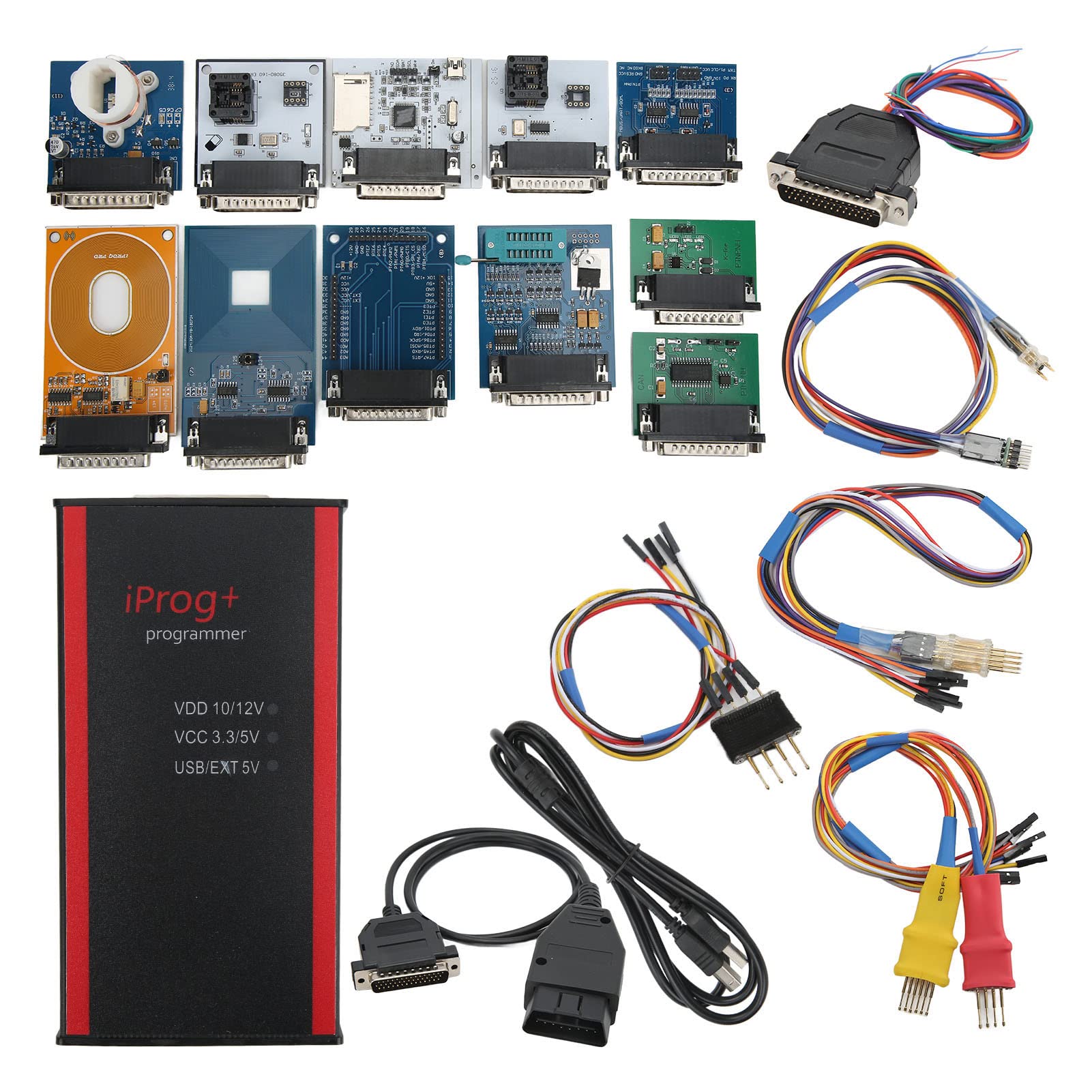 Autoprogrammierer, für Iprog Pro V87 ECU Key Programmer Professioanl Autoprogrammierwerkzeug Autoreparaturwerkzeug von aqxreight