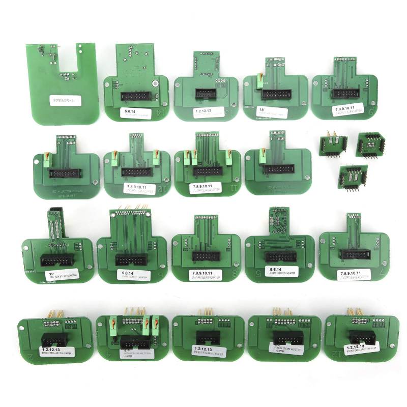 BDM-Sondenadapter, 22-teiliges BDM-Sondenadapter-Chip-Tuning-Tool-Zubehör-Kit Komplettes Set für K-TAG/KESS/Trasdata von aqxreight