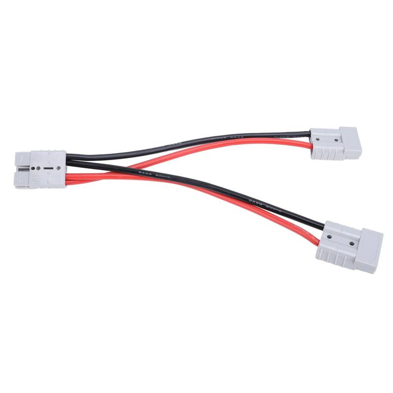 Batterie -Adapter -Kabel Schnellanschluss 50A Stecker 8AWG Draht Y Splitter Batterieanschließungskabel für Golfwagen Elektrische Gabelstapler Höchstes Qualität: MA Batterie von aqxreight