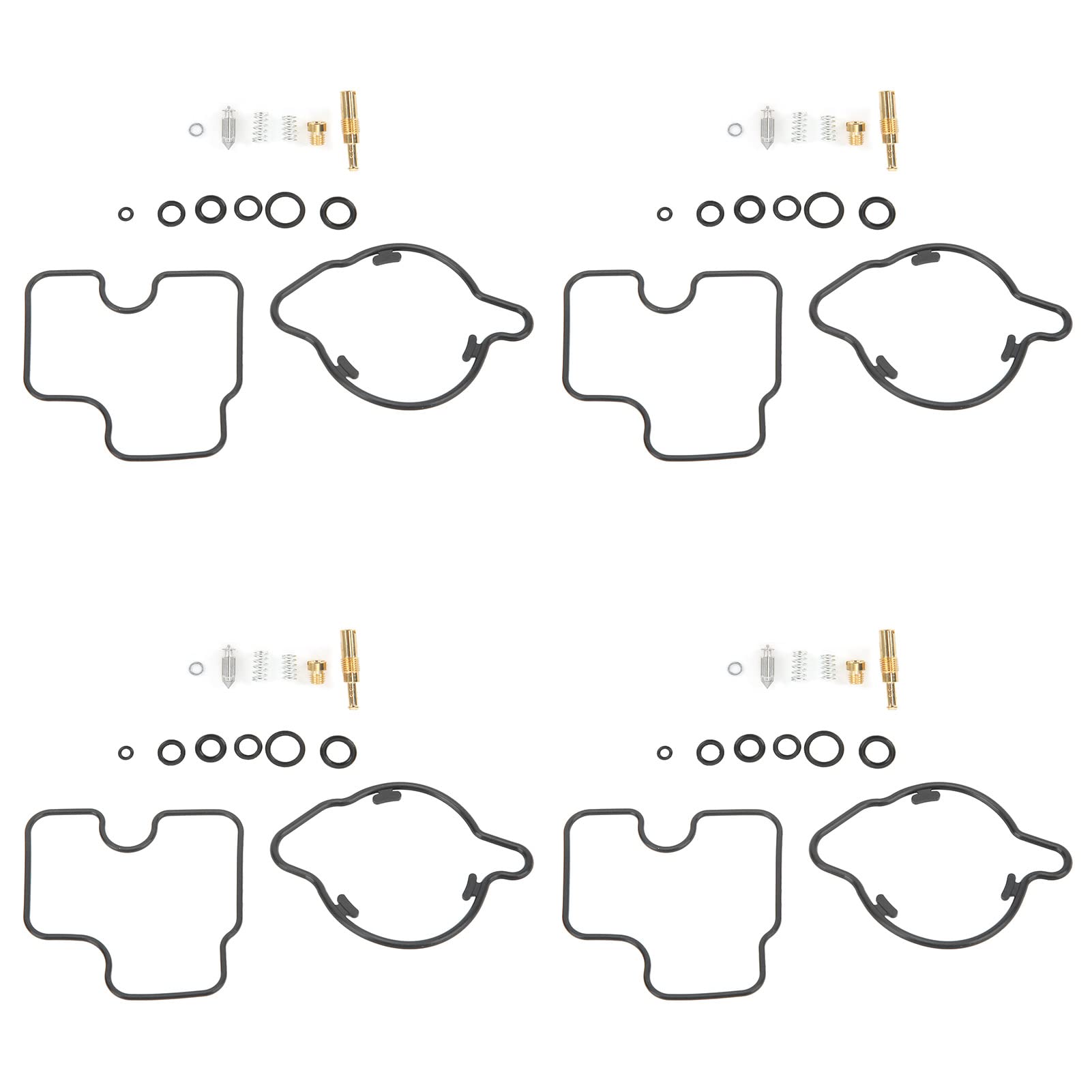 CBR600F2 19911994 Vergaser-Umbauset, 4-teiliges Motorrad-Vergaser-Reparaturset, Rostfrei, Hochfest, Langlebig, Hervorragende Verarbeitung, Stabile Leistung mit Metall, von aqxreight