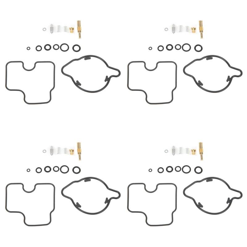 CBR600F2 19911994 Vergaser-Umbauset, 4-teiliges Motorrad-Vergaser-Reparaturset, Rostfrei, Hochfest, Langlebig, Hervorragende Verarbeitung, Stabile Leistung mit Metall, von aqxreight