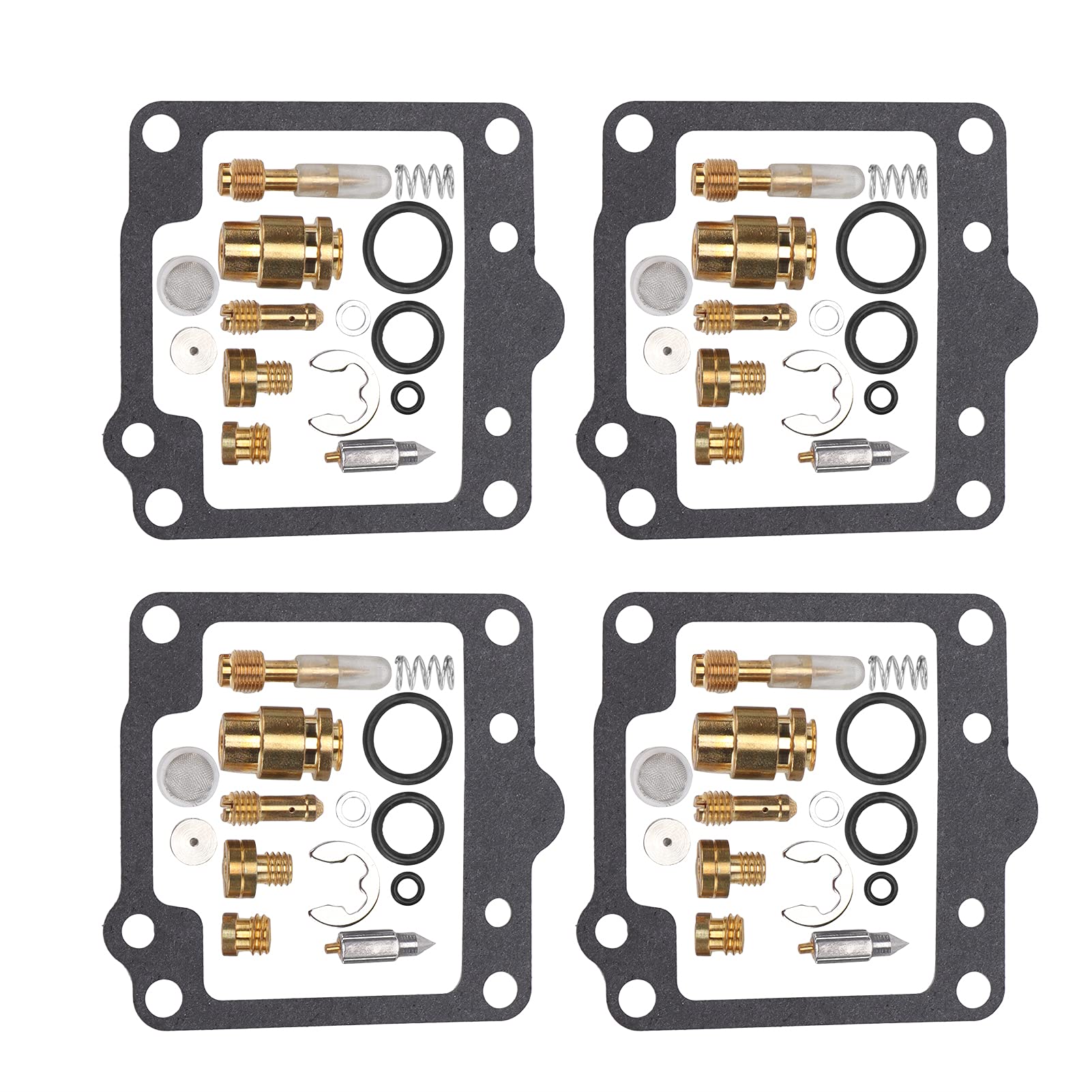 Carburetor -Reparaturset für GS750T 19821983, Ausgestattet mit Verschiedenen Versiegelungsteilen, Hochwertiger Gummi, Professioneller Herstellung, Einfache Installation, Starker von aqxreight