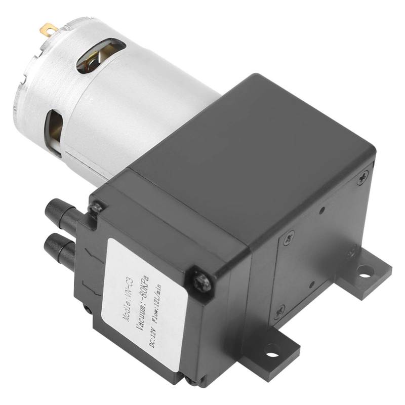 DC12V 12W ölfreie Vakuumpumpe mit Mechanischem Getriebe -80 KPa 12 L und Min für Gaslösungen von aqxreight