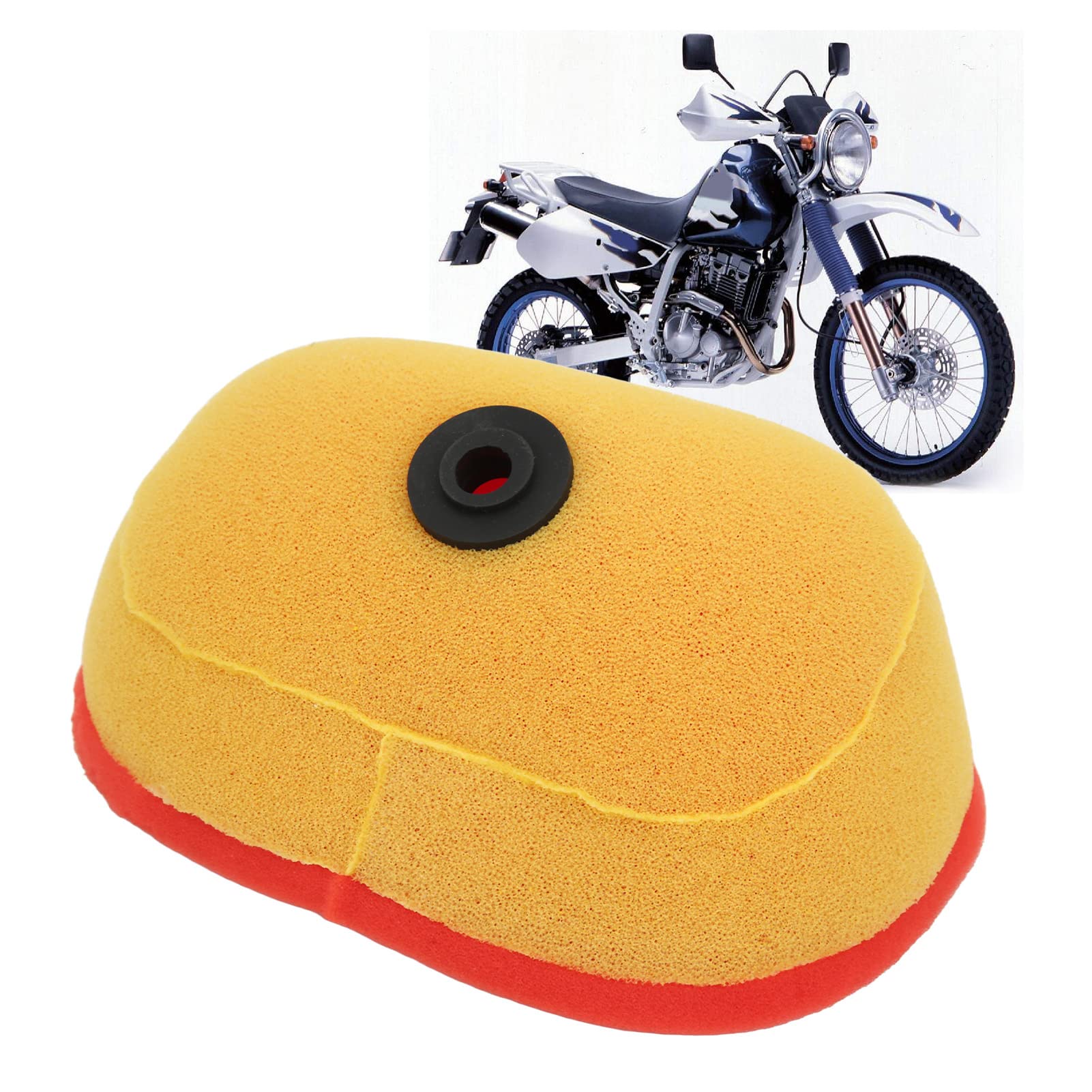 DR250 Luftfilterschwamm Verschleiß Dual Foam Design Luftfilter, Motorluftfilterzubehör, Off Road 90-93, 90-96 mit von aqxreight