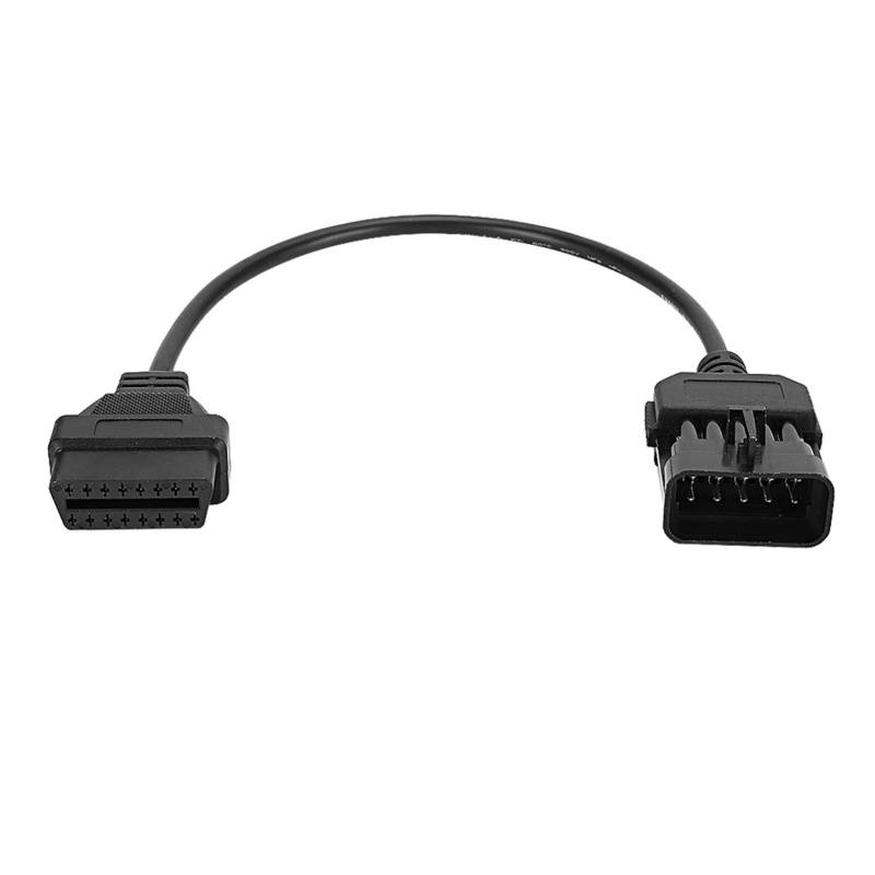 Diagnosekabelstecker, 10-polig auf 16-poliger OBD2-Diagnosekabel-Adapterstecker Passend für Opel von aqxreight