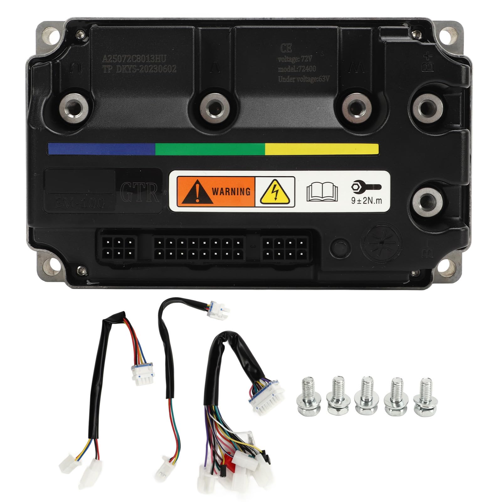 Elektrischer Programmierbarer Controller, 72 V 300 A ECU, Programmierbarer Bürstenloser DC-Controller, Elektromotor-Controller für Elektroroller, Fahrrad, Motorrad von aqxreight