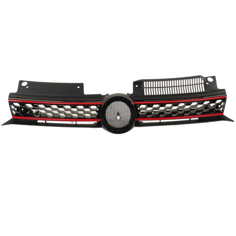 Frontgrill-Stoßstange mit Roten Streifen 5K0853651, Passend für MK6 Schrägheck 2010–2013, Auto-Außenbereich von aqxreight