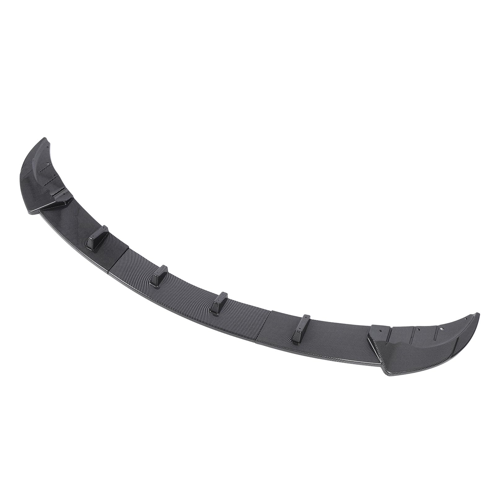 Frontstoßstangen-Lippenspoiler, Passend für 5er F10 F11 Standard Pre-Facelift 2011–2014, 3 Teile Zur Verbesserung des Sportlichen Aussehens (Kohlefaser-Stil) von aqxreight