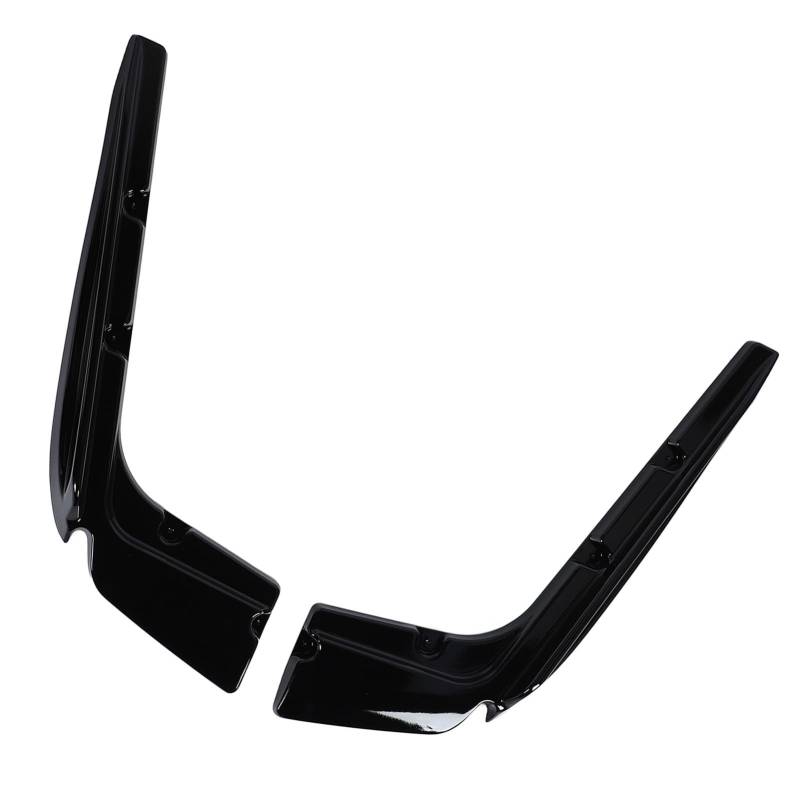 Heckstoßstangenlippen-Spoiler-Splitter, Glänzend Schwarz, Schutzfolie für 3er F30 F31 2012–2019 von aqxreight