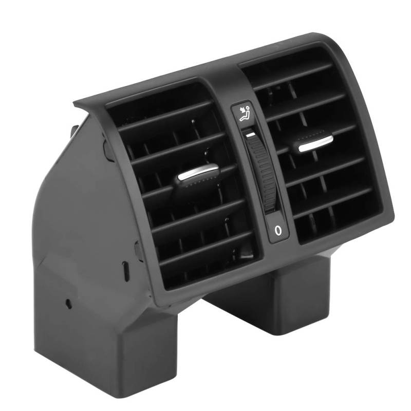 Hinten Mittelkonsole Air A/C Outlet Vent Schwarz Montage Stabile Leistung für 04-15 1T0819203 [Auto Innen] von aqxreight