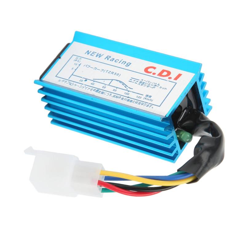 Ignitor CDI-Box, Edelstahl-CDI-Zünder Modul Ersatz für DY100 50cc 90cc, Einfacher Start, Stabile Leistung, Lange Servicezeit, Rostfrei, Robust, Langlebig, Ideal Zur Verbesserung von aqxreight