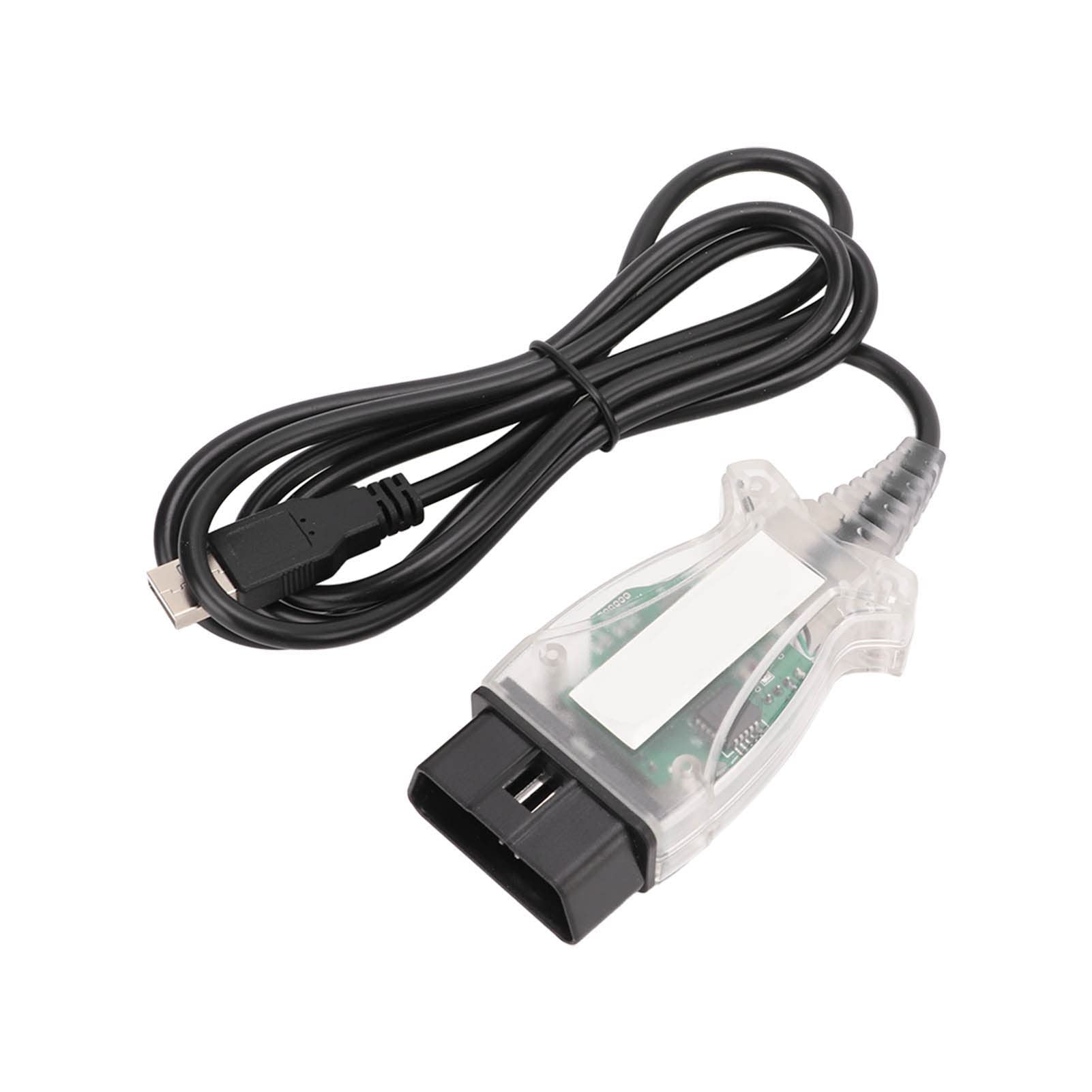 K+DCAN-Kabel mit Schalter, USB-Schnittstelle, Auto-OBD2-Diagnosetool für E60 E61 E81 E70 E83 E87 E90 E91 E92 E93 von aqxreight