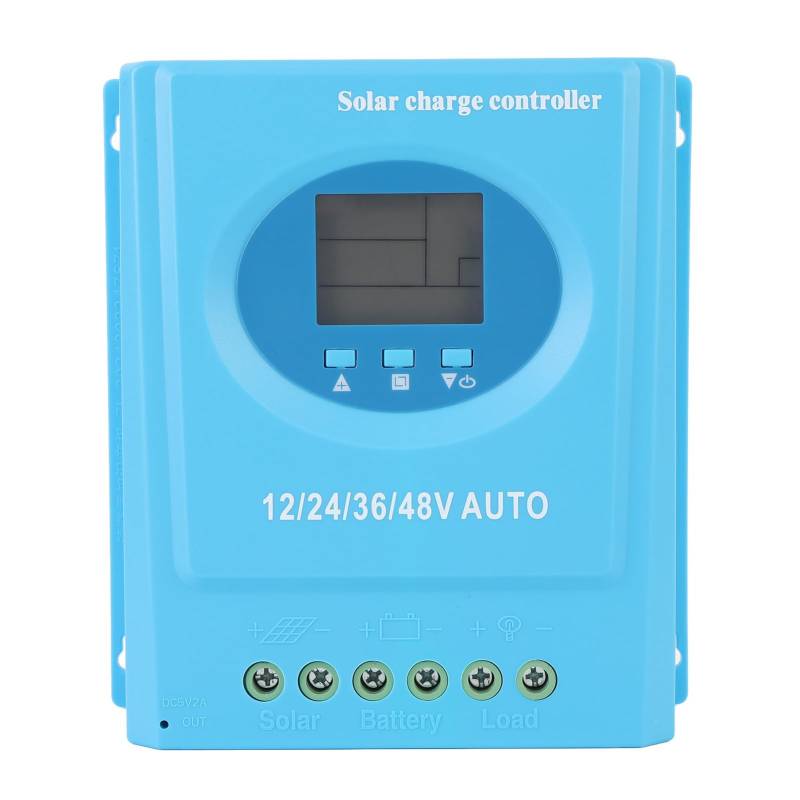 MPPT Solar Ladungscontroller 12V 24 V 36V 48V Auto Effiziente Umwandlung Solar Ladegerät für LifePO4 Versiegelte Gelbatterien (100A) von aqxreight