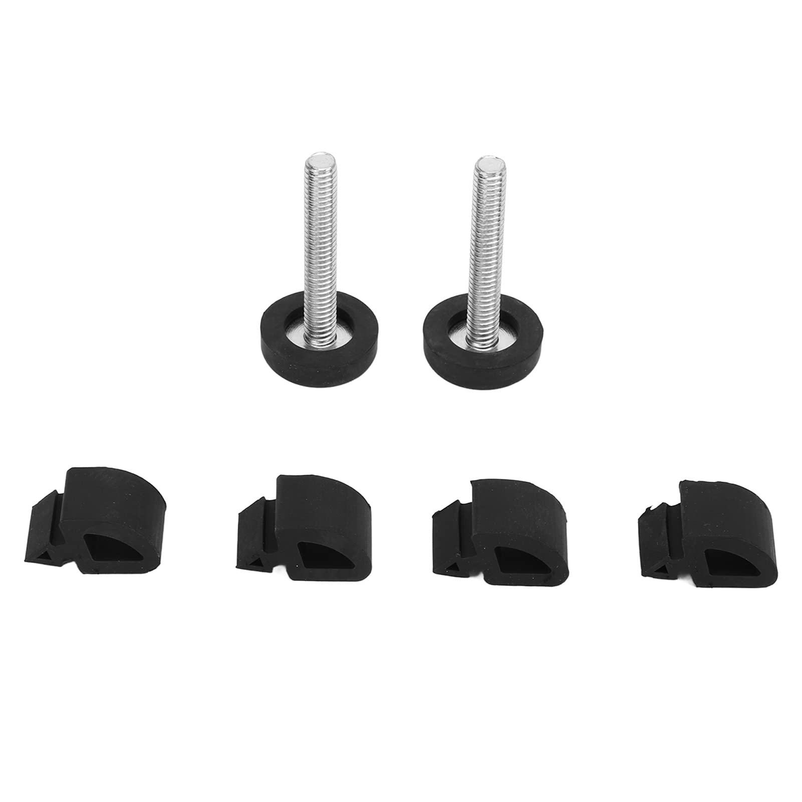 Motorhauben-Stoßfänger-Set, Motorhauben-Stoßfänger-Stopper-Stopper-Gummipuffer-Ersatz für LKW 1967-1972 von aqxreight