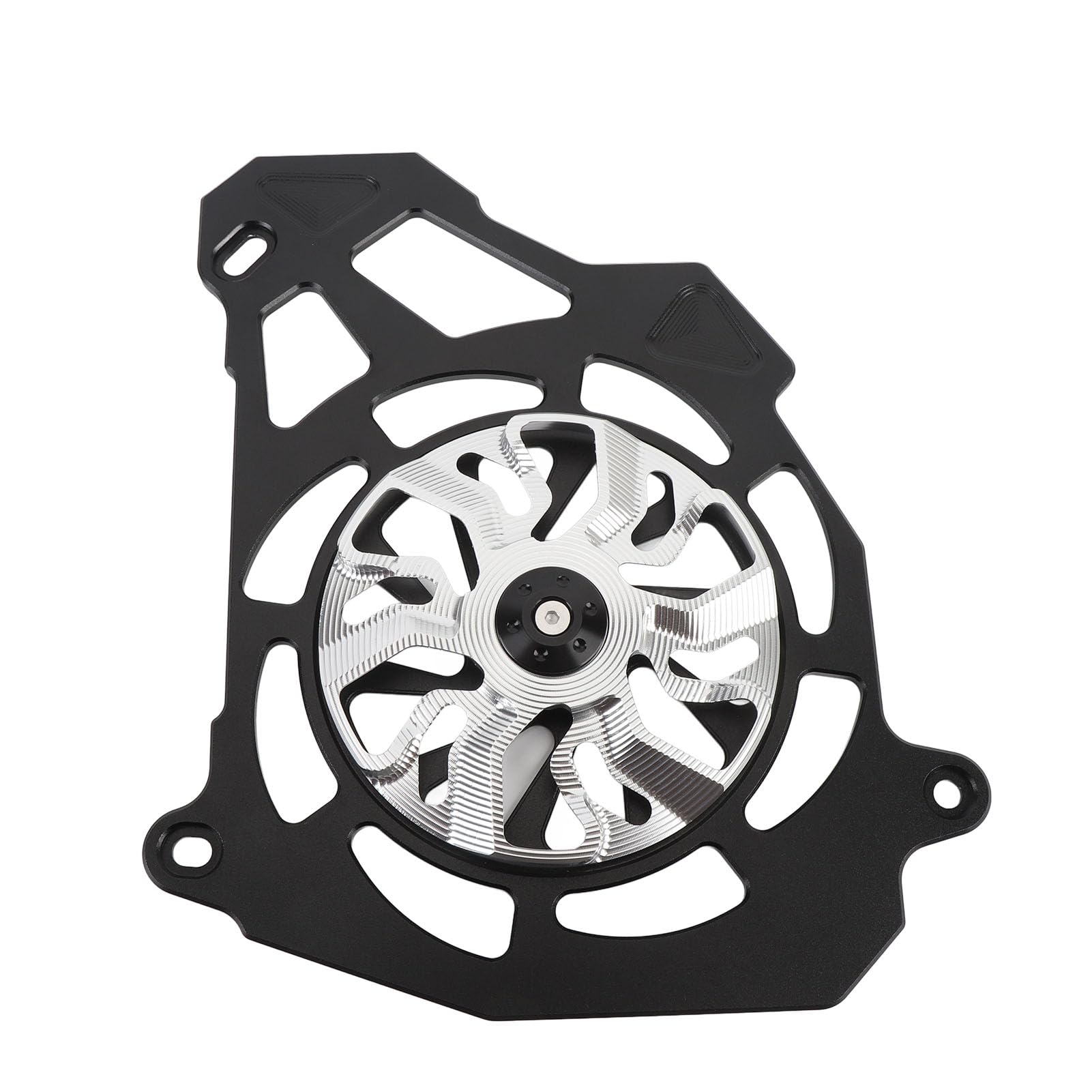 Motorradkühlerschutz Aluminiumlegierung Ersatz für NMAX15 NVX155 AerOX155 2016 Bis 2023 Verbesserung der Reitstabilität Windwiderstandsreduzierung (SILVER) von aqxreight