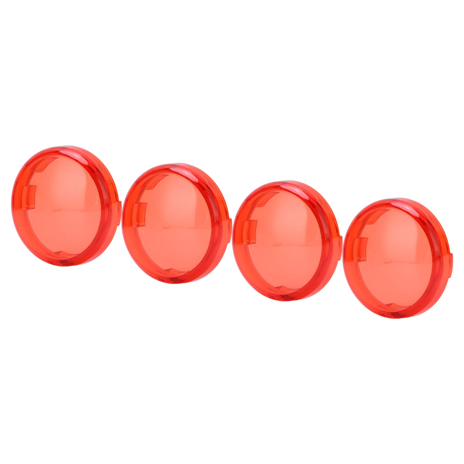 Motorradzubehör Turn Lens Cover 6CM und Zubehör (Rot) von aqxreight