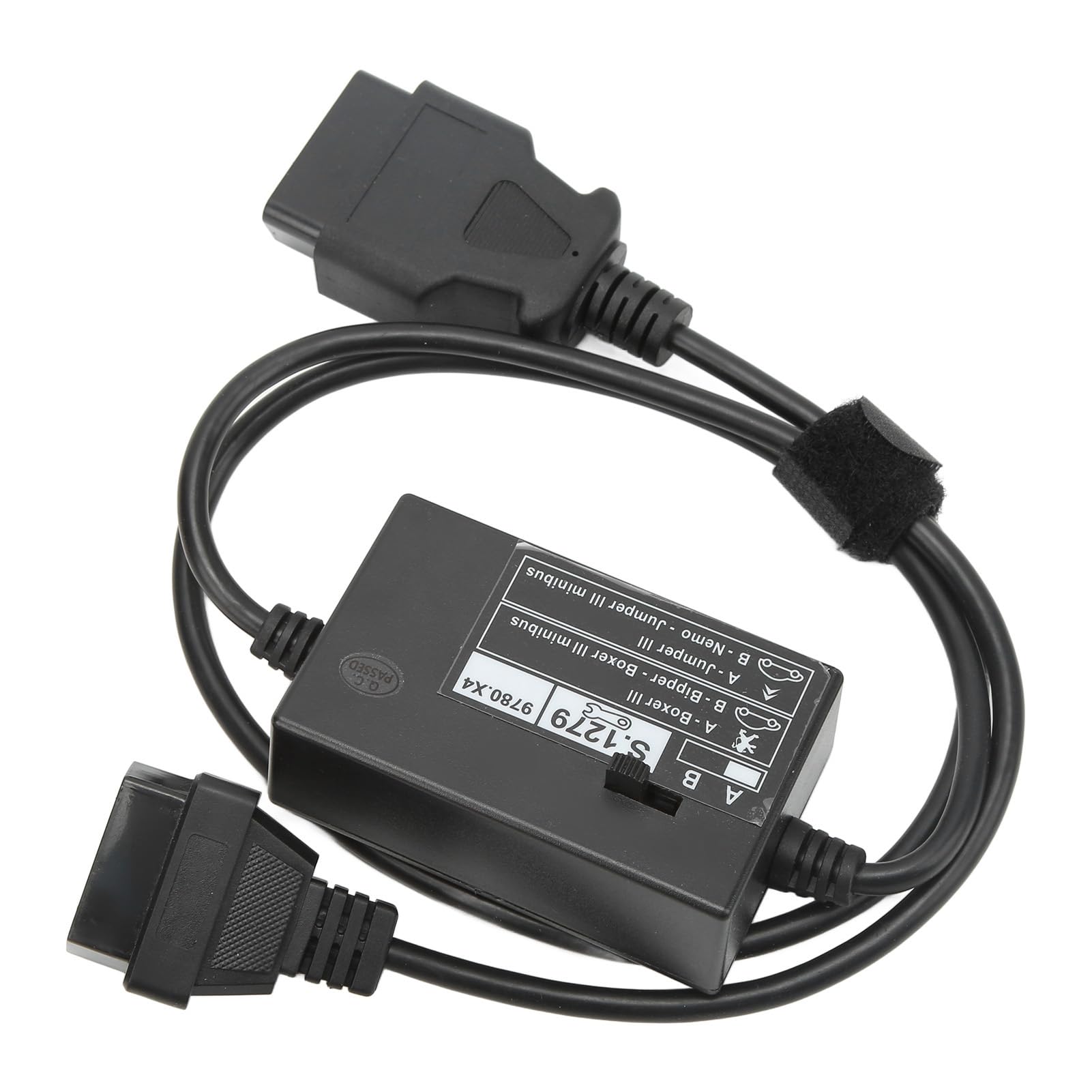 OBD2 -Scanner, Professional Grad OBDII Diagnosekabel für Peugeout Bipper Boxer III Minibus, Nemo Jumper III Minibus, Lexia 3 PP2000 Unterstützt, ABS -Material, Verschleiß von aqxreight