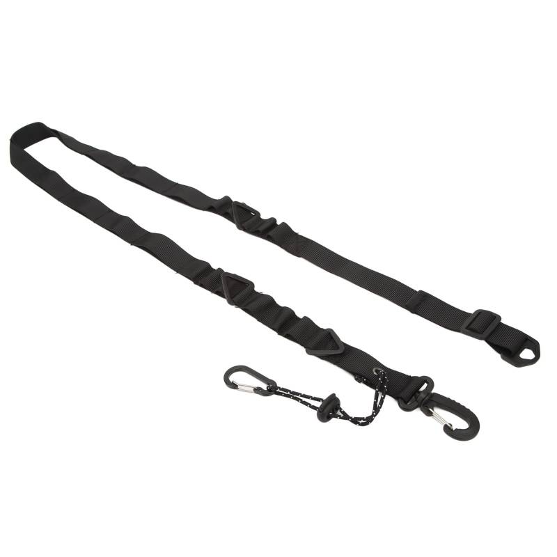 Outdoor-Mehrzweck-Schultergurt für die Aufbewahrung von Campingwerkzeugen, Nylon-Camping-Aufbewahrungsgurt, Camping-Bezahlung (Black) von aqxreight