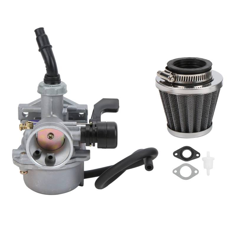 PZ19 Vergaser, mit 1,4 Zoll Luftfilter Passend für 50cc 70cc 90cc 110cc 125cc ATV Dirt Bike von aqxreight