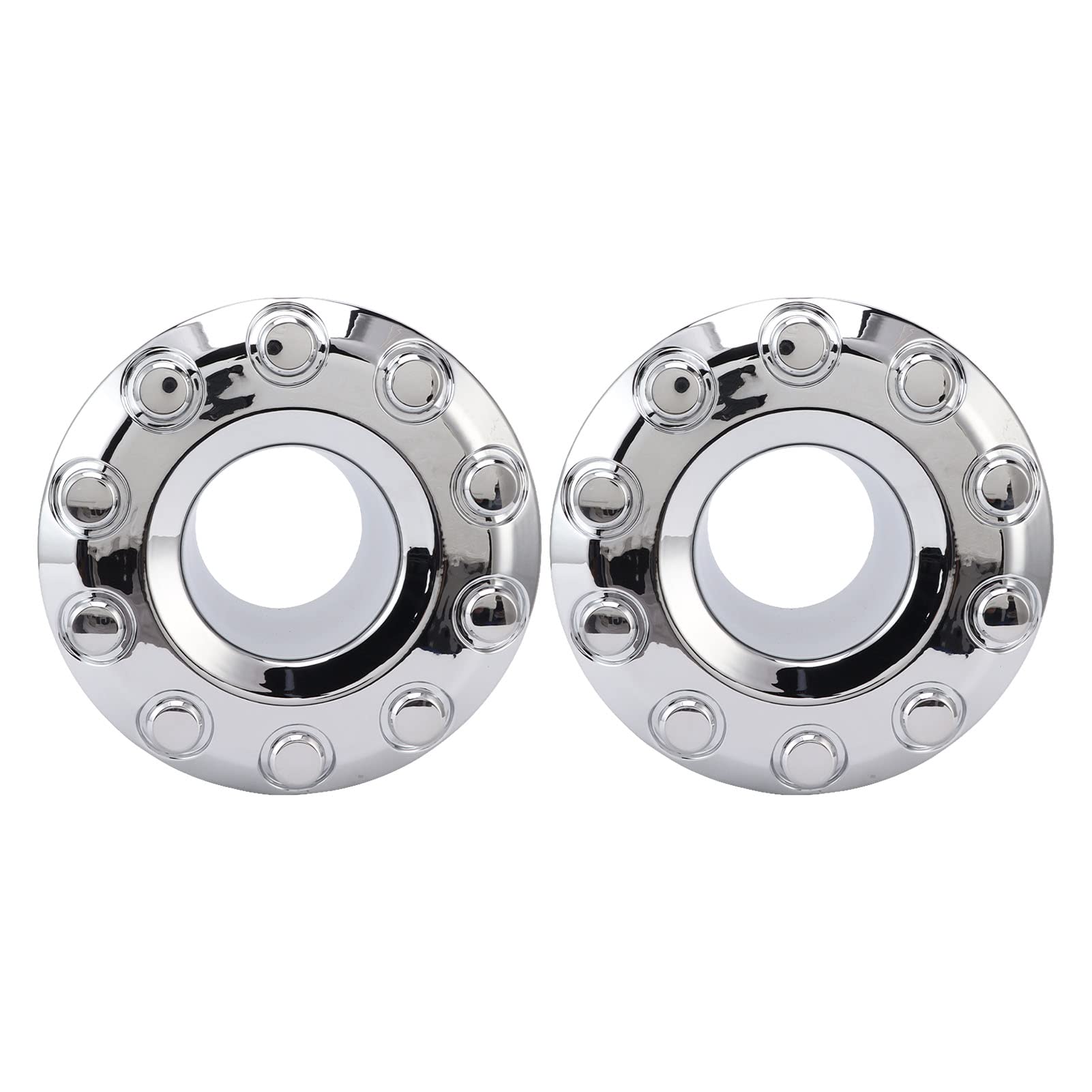 Paar von 19,5 -Zoll -Rad -Hub -Mittelkappe, 10 Lug 5C3Z1130NA Ersatz Für F -450 F -550 Front Wheel Hubcap, Halteles ABS+PC -Material, OE 5C3Z1130NA Fitment, Sportliches und von aqxreight