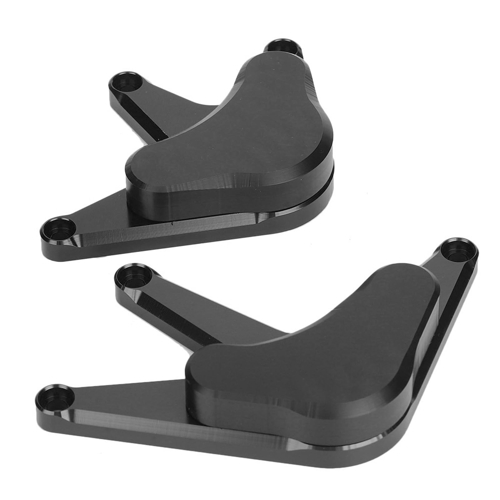 Premium-Aluminium-Motorabdeckungs-Schiebeschutz-Set für CBR1000RR 2008–2012, mit Guter Haltbarkeit und Korrosionsbeständigkeit, Hellem und Glattem Design, Passend Zum (Black) von aqxreight