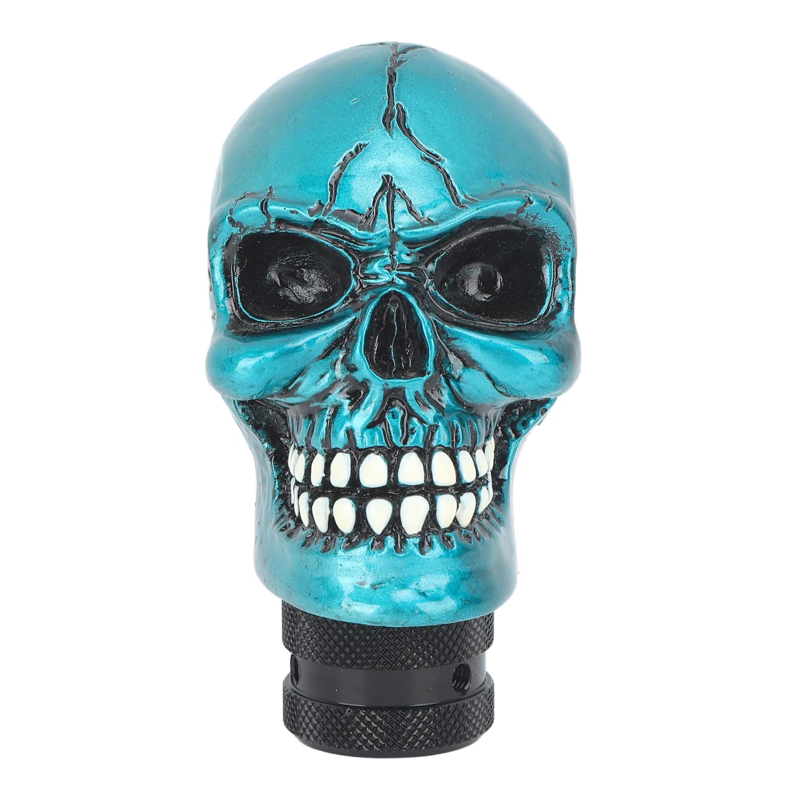 aqxreight Skull-SCHALTKNOPF AUS Harz FÜR AUTOGETRIEBE – SCHALTGRIFF IM Punk-Stil FÜR SCHALTFAHRZEUGE (Green) von aqxreight