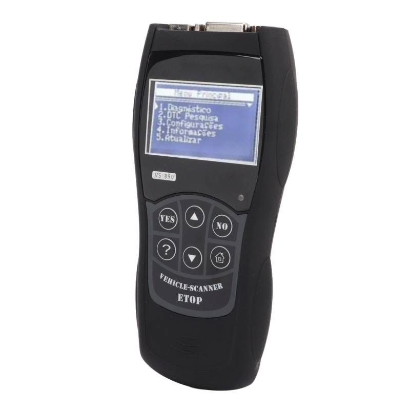 VS890 CAR Diagnose Tool, LCD -Hintergrundbeleuchtung Display 16 Pin 12V Multilanguage Auto Diagnose Scanner für die Meisten Autos, Großbildschirme, Lesen von Fehlercodes, von aqxreight