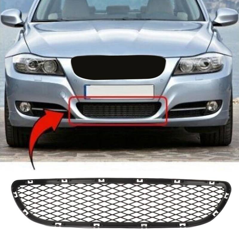 Vordermitte Stoßfänger Kühlergrill 51117198906 Vordere Stoßfänger -Grill -Trimmnetz für 3er E90 E91 LCI Vordere Stoßfänger Grillmasch von aqxreight